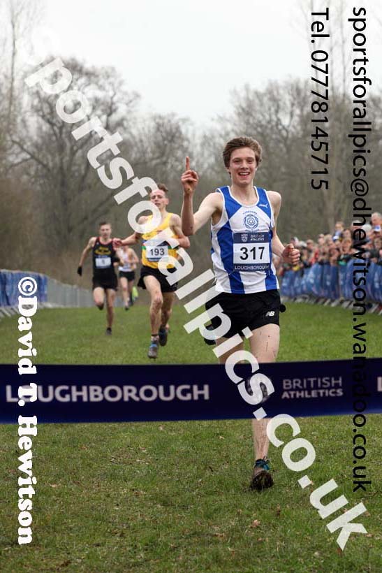 Mens under-20s Inter Counties Cross Country, Prestwold Hall, Loughborough. Photo: David T. Hewitson/Sports for All Pics